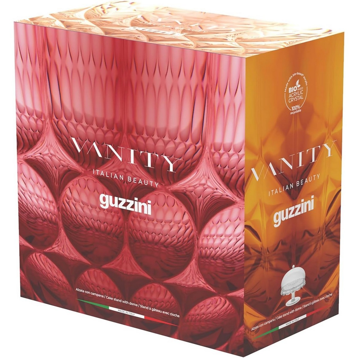 Acquista online Guzzini Cake Stand with Vanity Green Ø30 x h27.7 cm code 131901SAC13 Guzzini